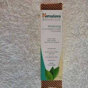 Himalaya Botanique Whitening Complete Care Toothpaste, Simply Mint, 5.29 OZ